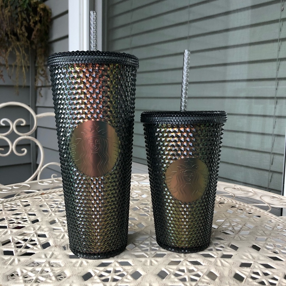 Venti Starbucks Black Unicorn Studded Tumbler